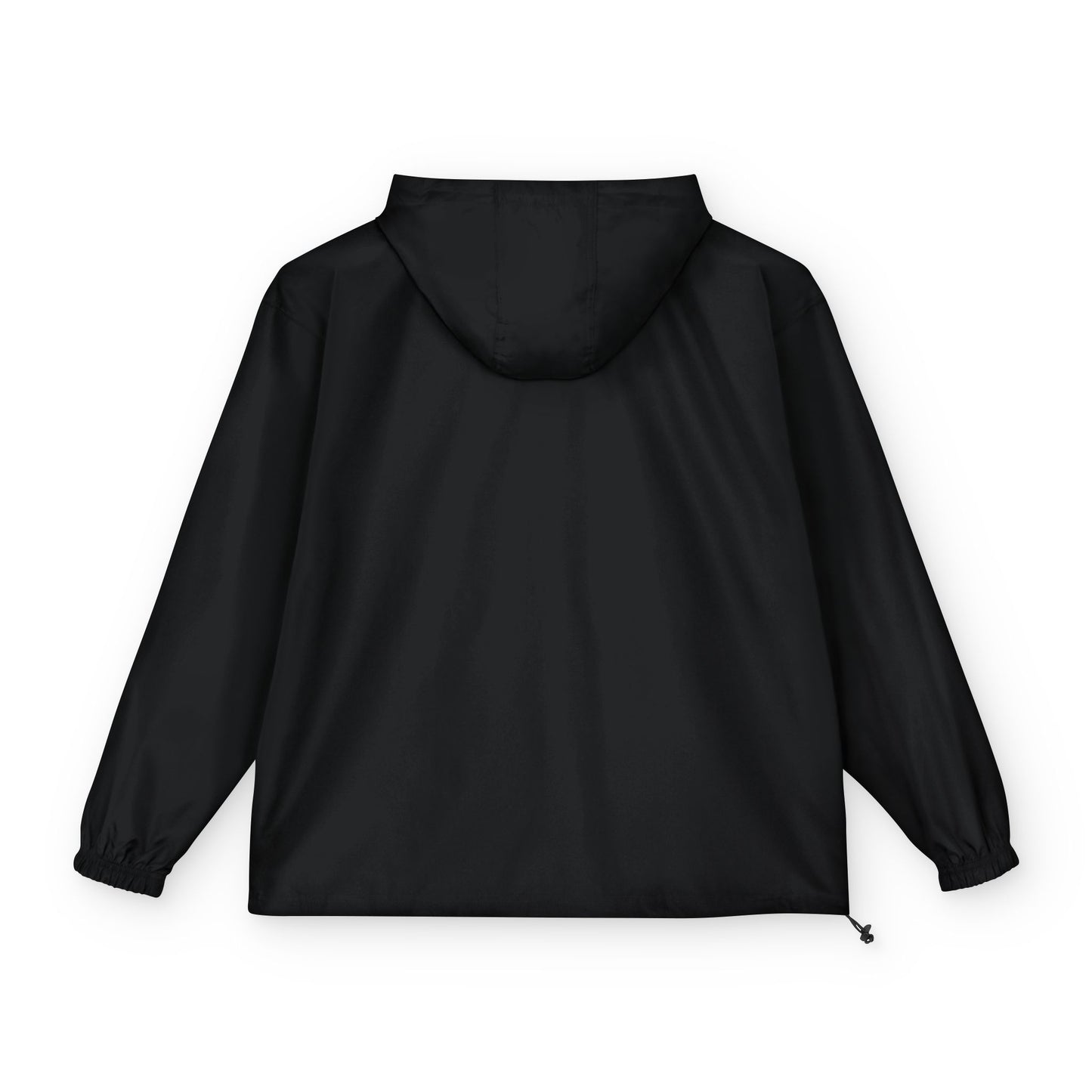 Black Packable Anorak Jacket with White 'B' Chest Logo
