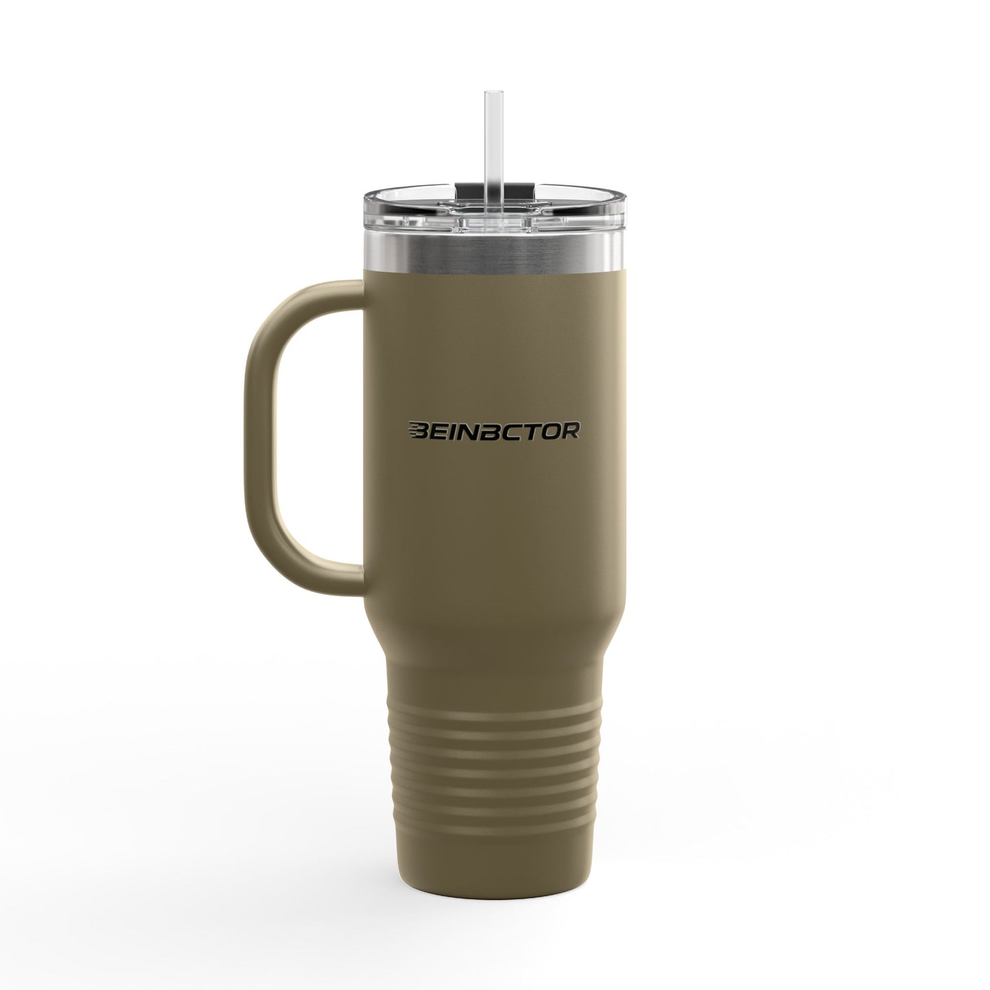 40oz Insulated Travel Mug – Neon Paw Heart Design | Pet Lover Tumbler