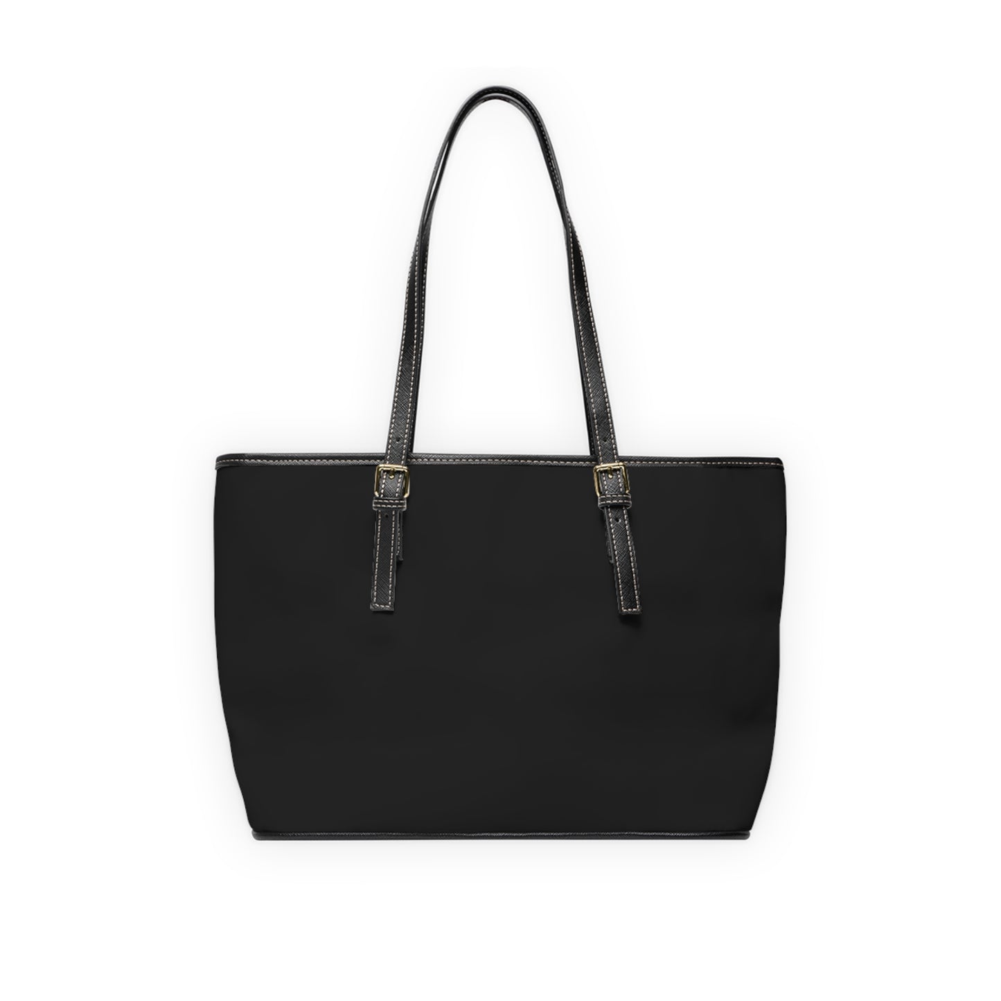 Tote Bag — "Cat Hair Is My Glitter" PU Shoulder Tote for Cat Lovers