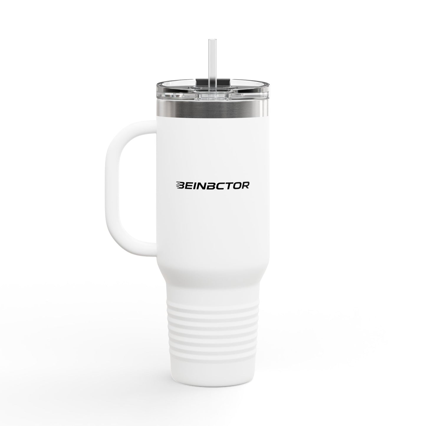 40oz Insulated Travel Mug – Neon Paw Heart Design | Pet Lover Tumbler