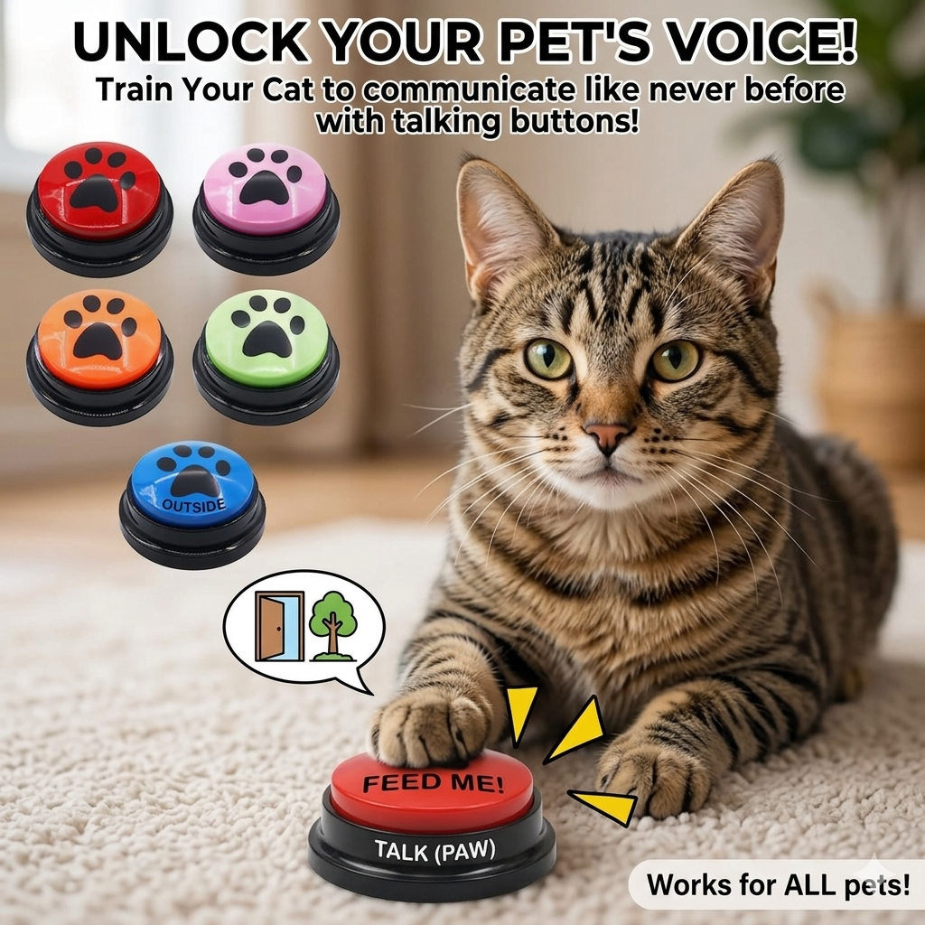 Cat Communication Buttons