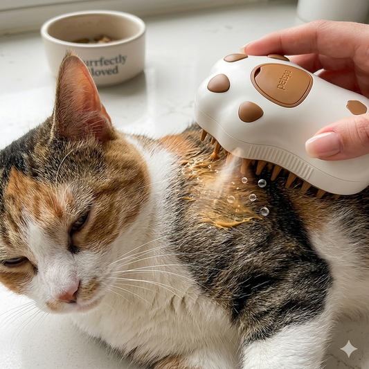 Cat Steam Grooming Brush