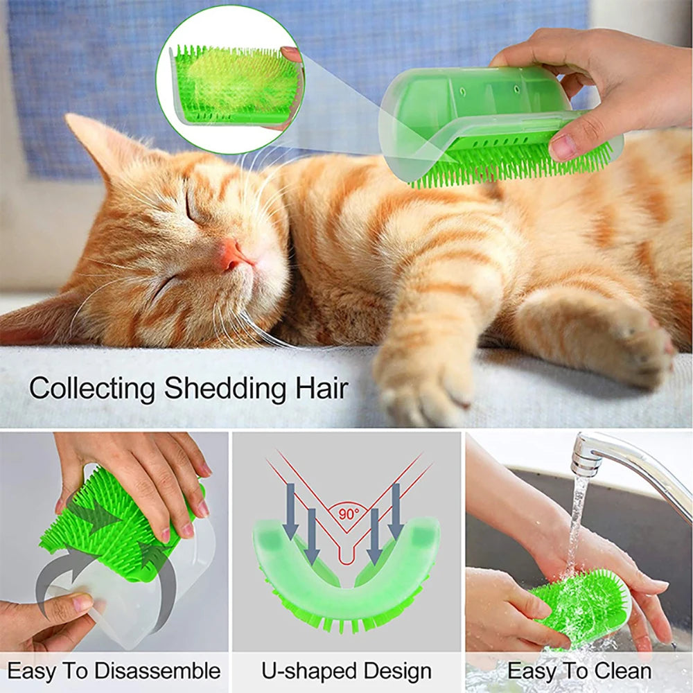 Cat Self Groomer Scratcher