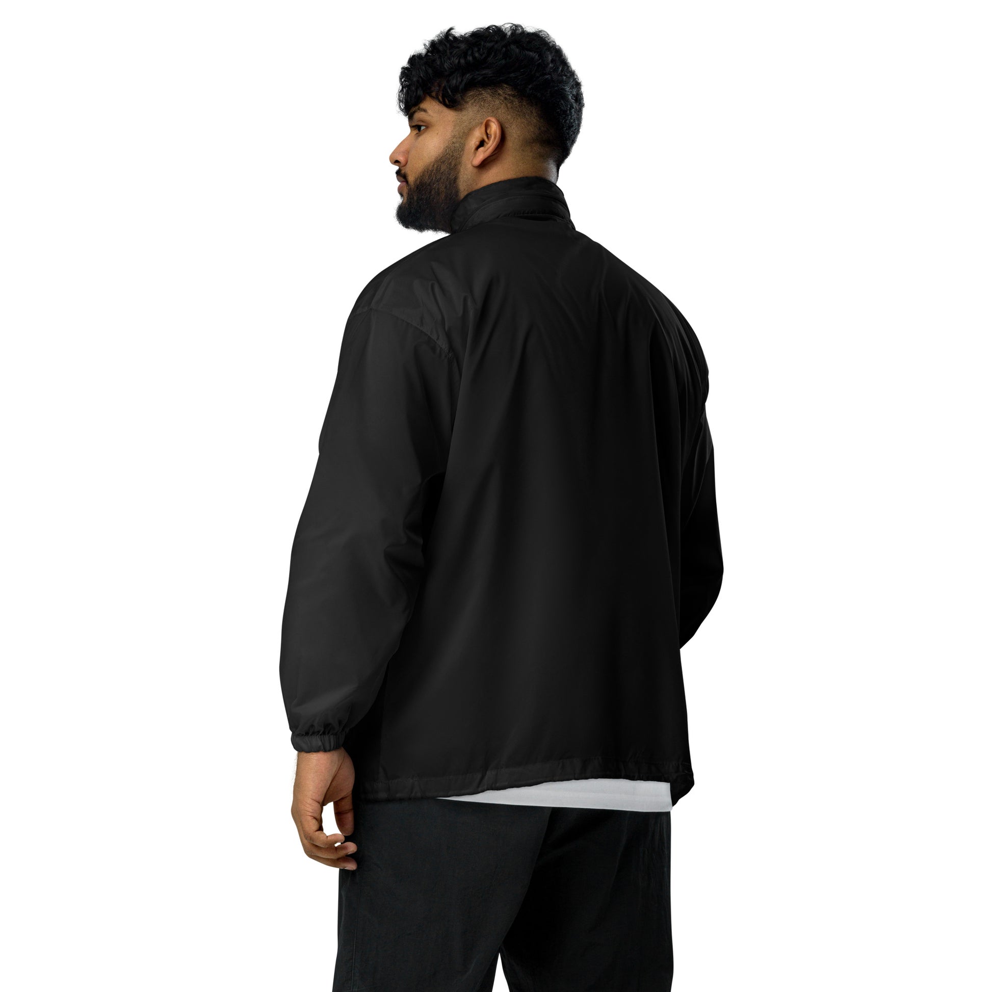 unisex-windbreaker-black-back
