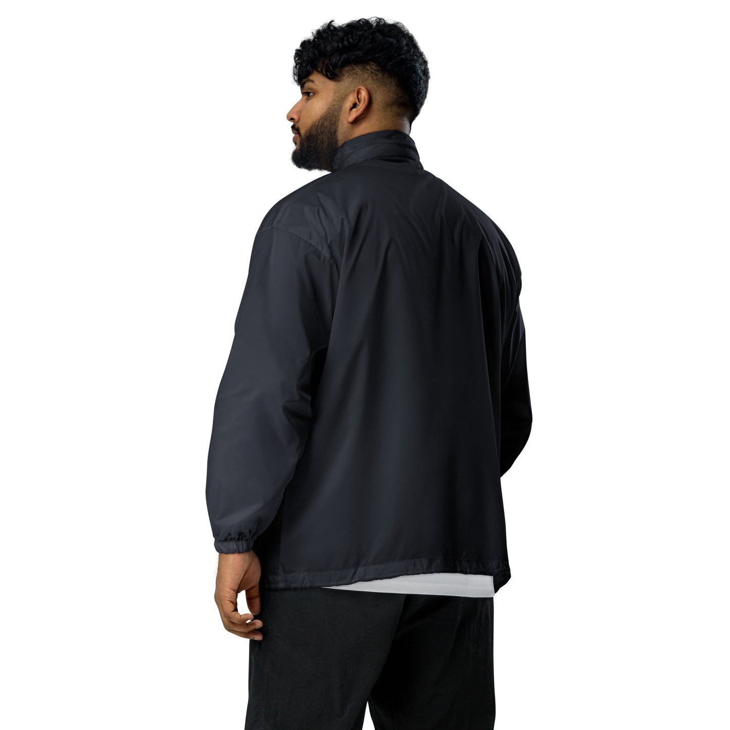 unisex-windbreaker-black-back
