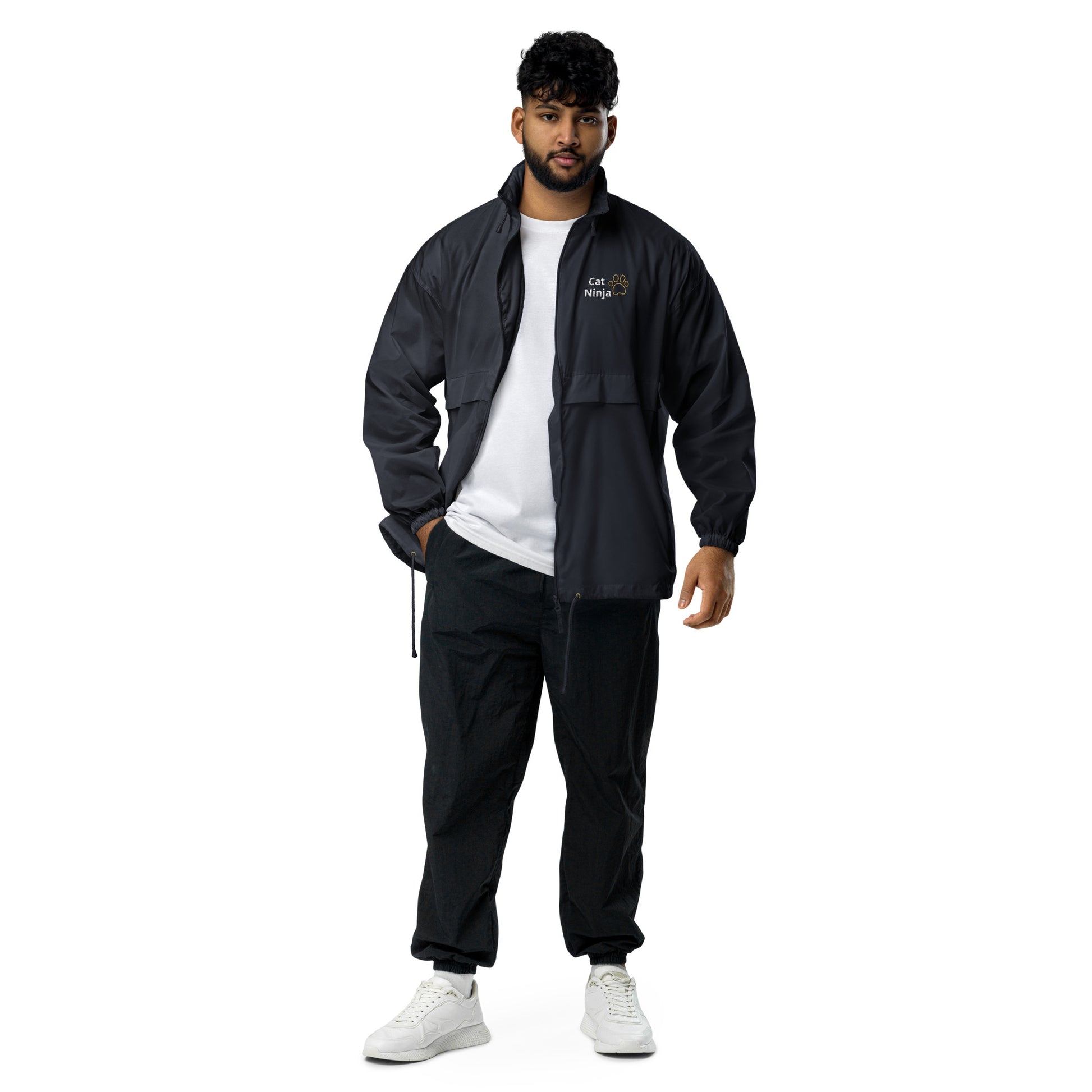unisex-windbreaker-black-back